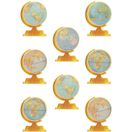 Travel The Map Globes Accents, 30 Pieces, PK3